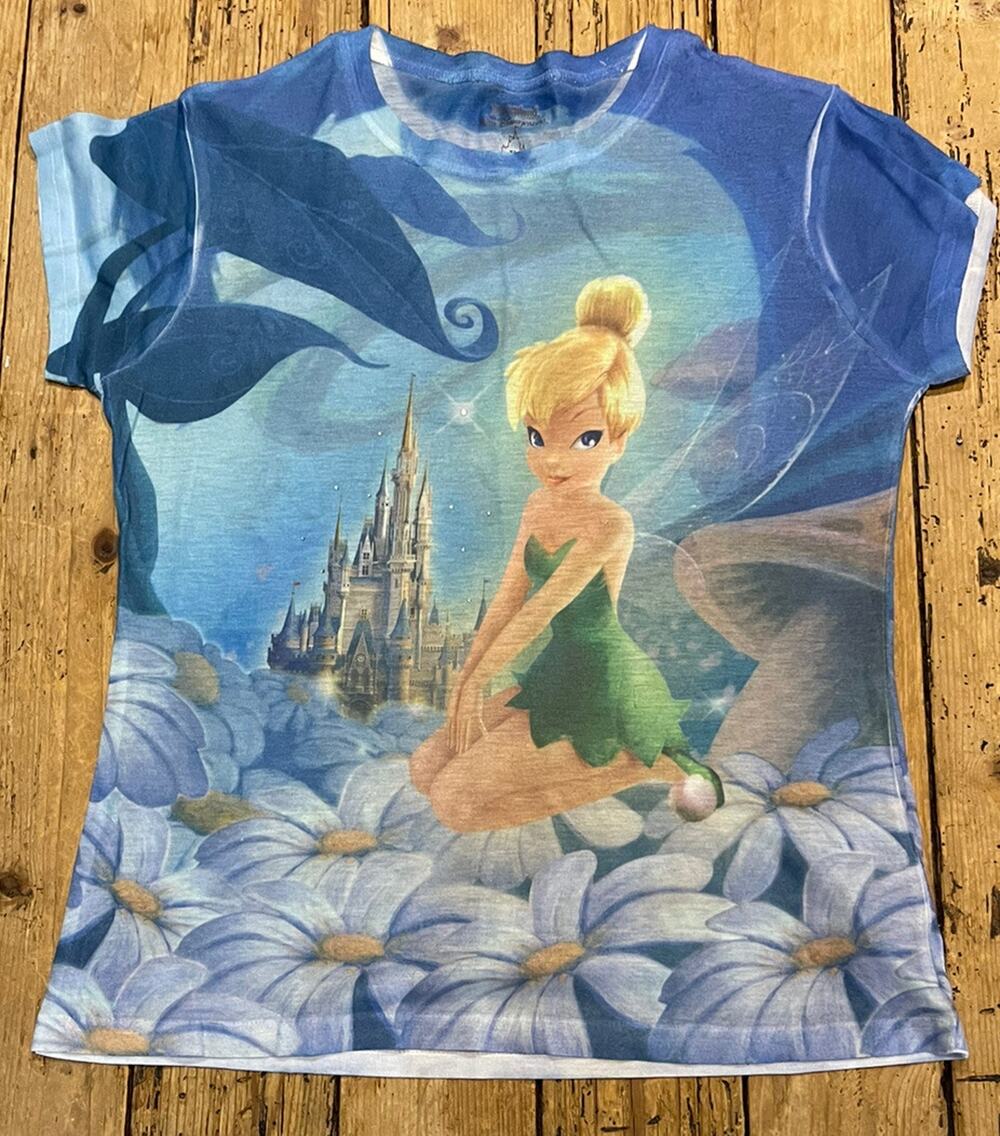 Disneyland Resort Youth Size XL Tinkerbell PJ Shirt